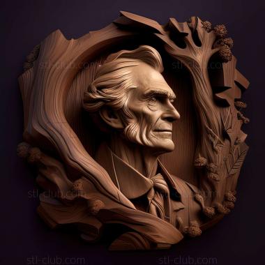 3D модель Американский художник Томас Коул (STL)